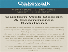 Tablet Screenshot of cakewalkdesign.com